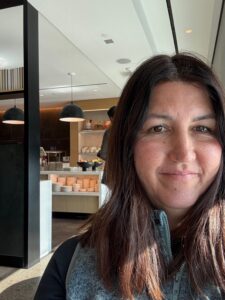 women at denver international airport